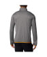 Men's Gray Tennessee Volunteers Park View Grid Fleece Omni-Wick Half-Zip Jacket