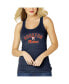 Women's Navy Houston Astros Multicount Racerback Tank Top