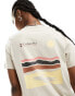 Columbia Alpine Way back print t-shirt in stone