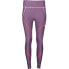 Puma Train Linear Stitched Poly Athletic Leggings Womens Purple Athletic Casual