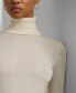 Women's Silk-Blend Turtleneck Sweater