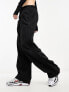 Weekday Simona relaxed track joggers in black