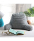 Cut Plush Striped Reading Pillow with Arms, Medium