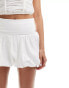 Pull&Bear puffball skirt in white