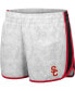 Women's White, Black USC Trojans The Plastics Geo Print Shorts