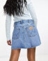 Wrangler denim skirt in blue