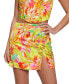 Women's Marina Printed Slit Skort