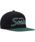 Men's Black Seattle SuperSonics Hardwood Classics MVP Team Script 2.0 Snapback Hat