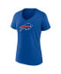 Women's Royal Buffalo Bills Mother's Day V-Neck T-Shirt