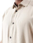 Jack & Jones viscose shirt in beige