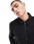 Brave Soul harrington jacket with elasticated hem in black