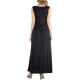 Maxi Maternity Sleeveless Dress with Pockets