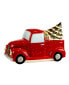 Red Truck Snowman 3D Cookie Jar