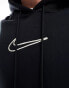 Nike – Midi Swoosh – Unisex – Kapuzenpullover in Schwarz