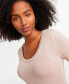 Women's Modal Long-Sleeve Bodysuit, Created for Macy's