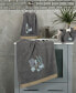 Textiles Turkish Cotton Aaron Embellished Bath Towel Set, 2 Piece