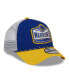 Men's Royal, Gold Golden State Warriors 2024 NBA All-Star Game A-Frame 9FORTY Trucker Hat