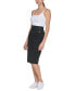 High Waist Power Stretch Pencil Skirt