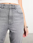 New Look mom jeans in grey