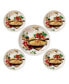 Porcelain Pasta Mamma Mia Design, Set of 5