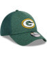 Men's Green Green Bay Packers Stripe 39THIRTY Flex Hat