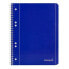 LIDERPAPEL Spiral notebook a5 micro series soft cover 80h 75gr smooth 6 drills