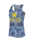 Women's Navy Notre Dame Fighting Irish Billboard Tie-Dye Tank Top and Shorts Set