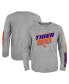 Big Boys Heather Gray Clemson Tigers 2-Hit For My Team Long Sleeve T-shirt