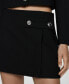 Women's Buttoned Miniskirt