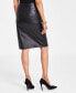 Women's Faux-Leather Pencil Skirt, Created for Macy's