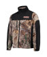 Men's Realtree Camo and Black San Francisco 49ers Hunter Softshell Full-Zip Jacket