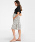 Women's Knitted Top Maternity Nursing Dress