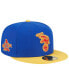 Men's Royal, Yellow Distressed Oakland Athletics Empire 59FIFTY Fitted Hat