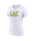 Women's Powder Blue, White Los Angeles Chargers Two-Pack Combo Cheerleader T-shirt Set