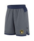 Men's Gray Milwaukee Brewers Authentic Collection Flex Vent Performance Shorts