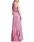 Social Tie-Neck Halter Maxi Dress Women's S