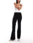 & Other Stories flare leg tailored trousers in black