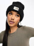 The North Face Salty Bae rib knit beanie in black