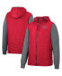 Men's Scarlet Ohio State Buckeyes Course Herringbone Full-Zip Hoodie