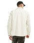 Calvin Klein cotton nylon overshirt in white