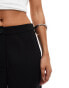 Vila smart wide leg trousers in black