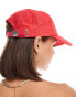 Mango slogan cap in red