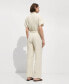 Women's Belt Long Jumpsuit