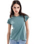 AllSaints Anna t-shirt in teal