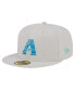 Men's Khaki Arizona Diamondbacks Stone Mist 59FIFTY Fitted Hat