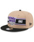 Men's Tan/Black Sacramento Kings 2024 NBA Draft 9FIFTY Snapback Hat