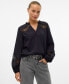 Women's Lace-Inset Long-Sleeve Top