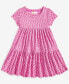 Toddler Girls Space-Dyed Tiered Dress, Created for Macy's