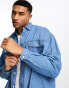 ASOS DESIGN extreme oversized denim shirt in vintage western styling