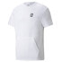 Puma Pivot Cut Off Pullover Crew Neck Short Sleeve T-Shirt Mens White Casual Top